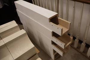 lot 1888 image: Lot of (5) Post Box  Newel