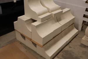 lot 1891 image: Lot of (26) Wood Home Dcor Trim Accessories