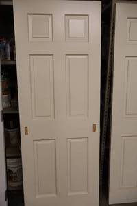 lot 1146 image: Solid Core 6-Panel Door 30x79-34