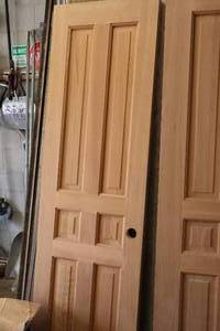 lot 1156 image: Solid Core 6-Panel Door 23-34x84