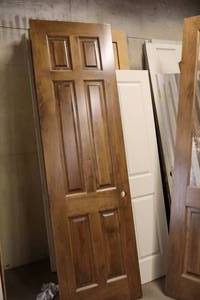 lot 1178 image: 6-Panel Door 27-34x96