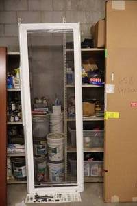 lot 1173 image: Aluminum Screen Door 30x93 with Jamb and Hardware