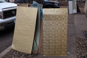 lot 1199 image: Lot of (4) Decorative Tin Sheets