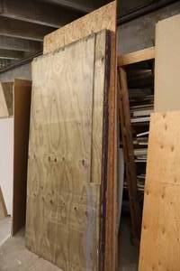 lot 1900 image: Lot of (15) 38 to 34 Sheets of Assorted PlywoodSheathingDeckingUnderlayment