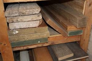 lot 1916 image: Lot of  Assorted Wood Boards and Posts