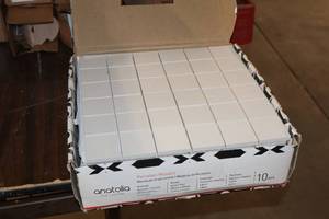 lot 1928 image: Lot of (1 Box) Anatolia Porcelain Mosaics Tile 38x11-34x11-34