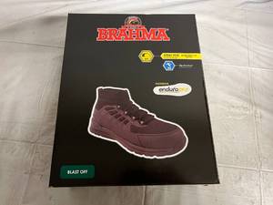 lot 5 image: Brahma Steel Toe Work Boots - Size 11