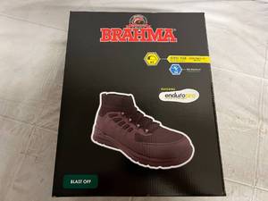 lot 6 image: Brahma Steel Toe Work Boots - Size 11
