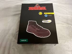 lot 7 image: Brahma Steel Toe Work Boots - Size 11