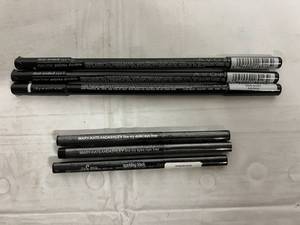 lot 17 image: 3 Dual Ended Black Eyeliner Pencils and 5 Sparkling Black Eyeliner Penicls