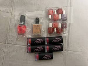 lot 24 image: 5 Lipstick and 4 Nail Polish Packages