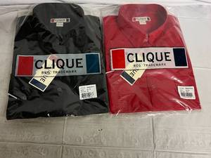 lot 52 image: 1 Black and 1 Red Dress Shirt - Size XL