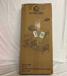 lot 95 image: My Thing Logic Golf Storage Garage Organizer