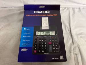 lot 108 image: Casio Mini Desktop Printing Calculator