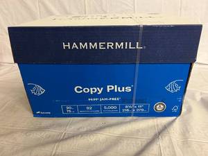 lot 114 image: 5000 Sheets of 8 12 x 11 Hammermill Paper