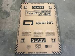lot 140 image: Quartet Magnetic Glass White Board