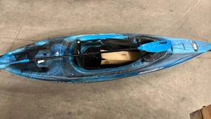 lot 153 image: Pelican Mission 100 Kayak with Paddle and Carrier