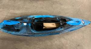 lot 154 image: Pelican Mission 100 Kayak with Paddle and Carrier