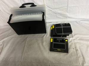 lot 171 image: File Organizing Carrier and 4 Foldable Mini Boxes