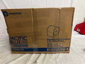 lot 172 image: 80 Rolls of Standard 2-Ply Toilet Paper