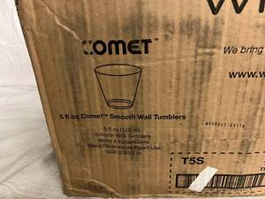 lot 178 image: 100ct of 5oz Smoother Wall Tumbler