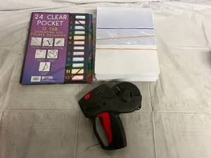 lot 182 image: Avery Dennison Monarch 1130 Series Labler, DocuGuard Letter, 12 Pocket Paper Holder