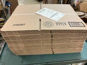 lot 223 image: 9 x 7 x 5 Cardboard Boxes - 25ct