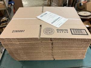 lot 224 image: 9 x 7 x 5 Cardboard Boxes - 25ct