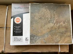 lot 302 image: 2 Boxes or 30 SqFt of Peel and Stick Tile