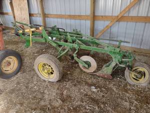 lot 9 image: John Deere Model 55A-B-H Two-Bottom...