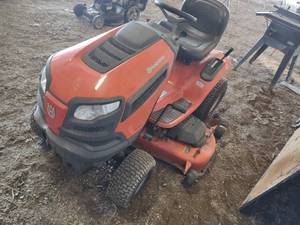 lot 13 image: Husqvarna Model YTH 24V54 Lawn Trac...