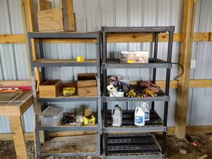 lot 71 image: (2) Shelf Units with Contents...