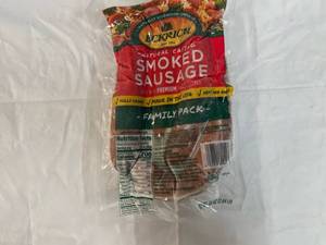 G. Eckrich Smoked Sausage-2.44lb Family Pack