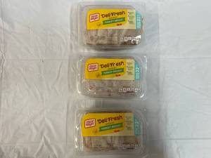 E. 3x 22oz Mega Pack Oscar Meyer Deli Fresh Smoked Turkey Breast
