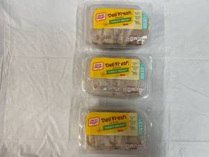 E. 3x 22oz Mega Pack Oscar Meyer Deli Fresh Smoked Turkey Breast