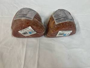 F. 2.76lbs & 1.91lbs Smithfield Honey Cured Slice Ham