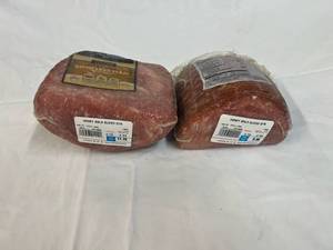 F. 2.34lbs & 2.09lbs Smithfield Honey Cured Slice Ham