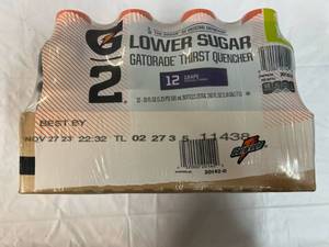 12x 20oz G2 Gatorade-Grape Best by 11272023