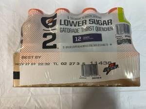 12x 20oz G2 Gatorade-Grape Best by 11272023