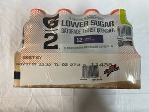 12x 20oz G2 Gatorade-Grape Best by 11272023