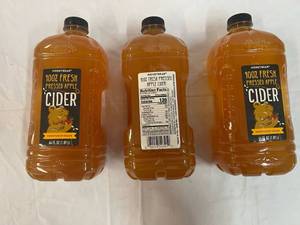 3x 64oz Honeycrisp Apple Cider