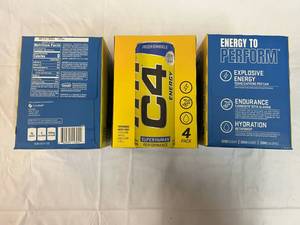 3x 4 Packs C4 Energy Drink 12oz Cans