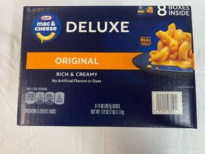 8x 14oz box Kraft Deluxe Mac & Cheese