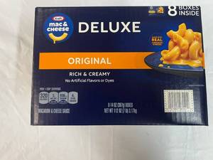 8x 14oz box Kraft Deluxe Mac & Cheese