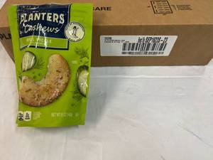 12x 5oz bags Planter Dill Pickle Cashews Best by 09162023