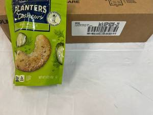 12x 5oz bags Planter Dill Pickle Cashews Best by 09162023