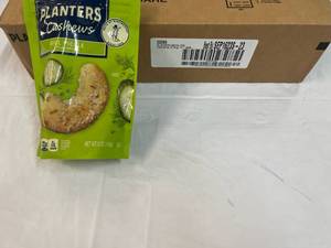 12x 5oz bags Planter Dill Pickle Cashews Best by 09162023