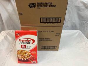 2x 8-9oz Boxes Post Premier Protein Cereal Best by 082023