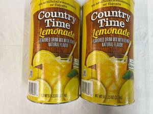 2x 5.25lb Country Time Lemonade