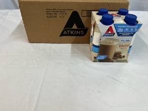 3x 4pack 11oz Atkins Protein Shake Milk Chocolate Delight 112023